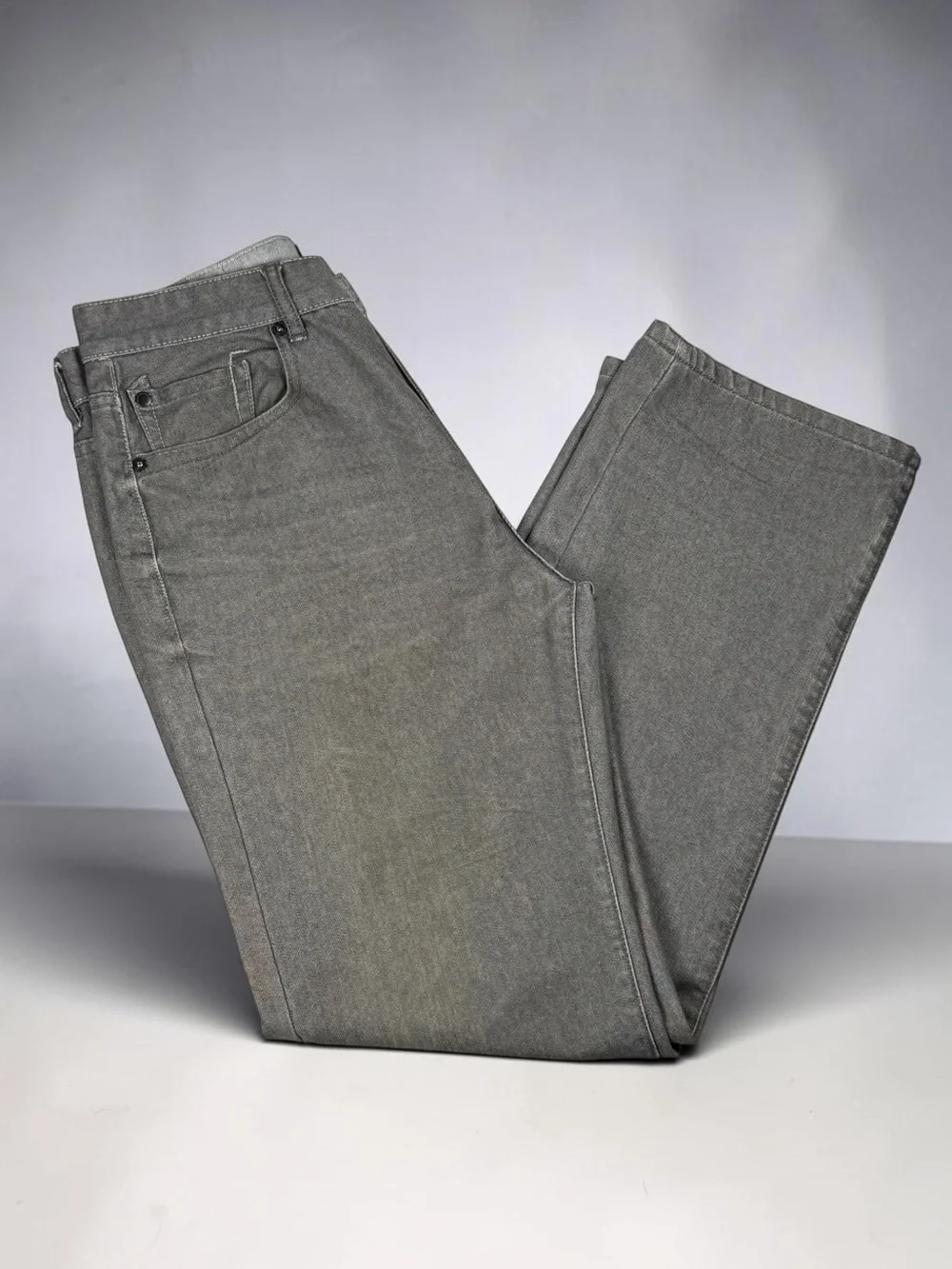 ECKO UNLTD Baggy Fit Jeans Mens W32 Gray Denim Y2K Skater Streetwear